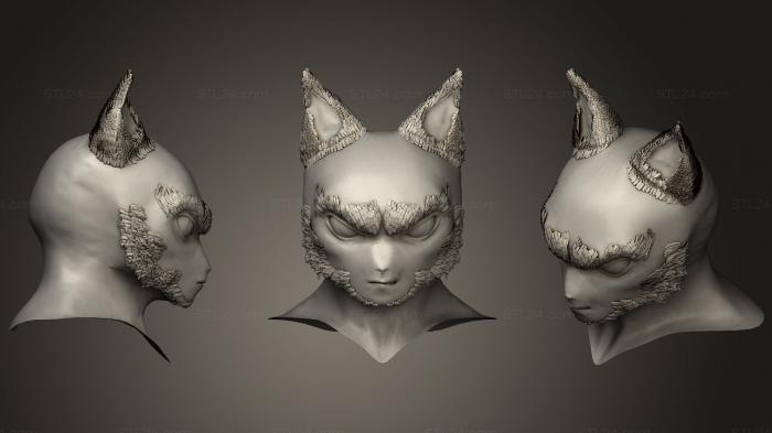 Бюсты монстры и герои (Портрет Адина, BUSTH_0940) 3D модель для ЧПУ станка